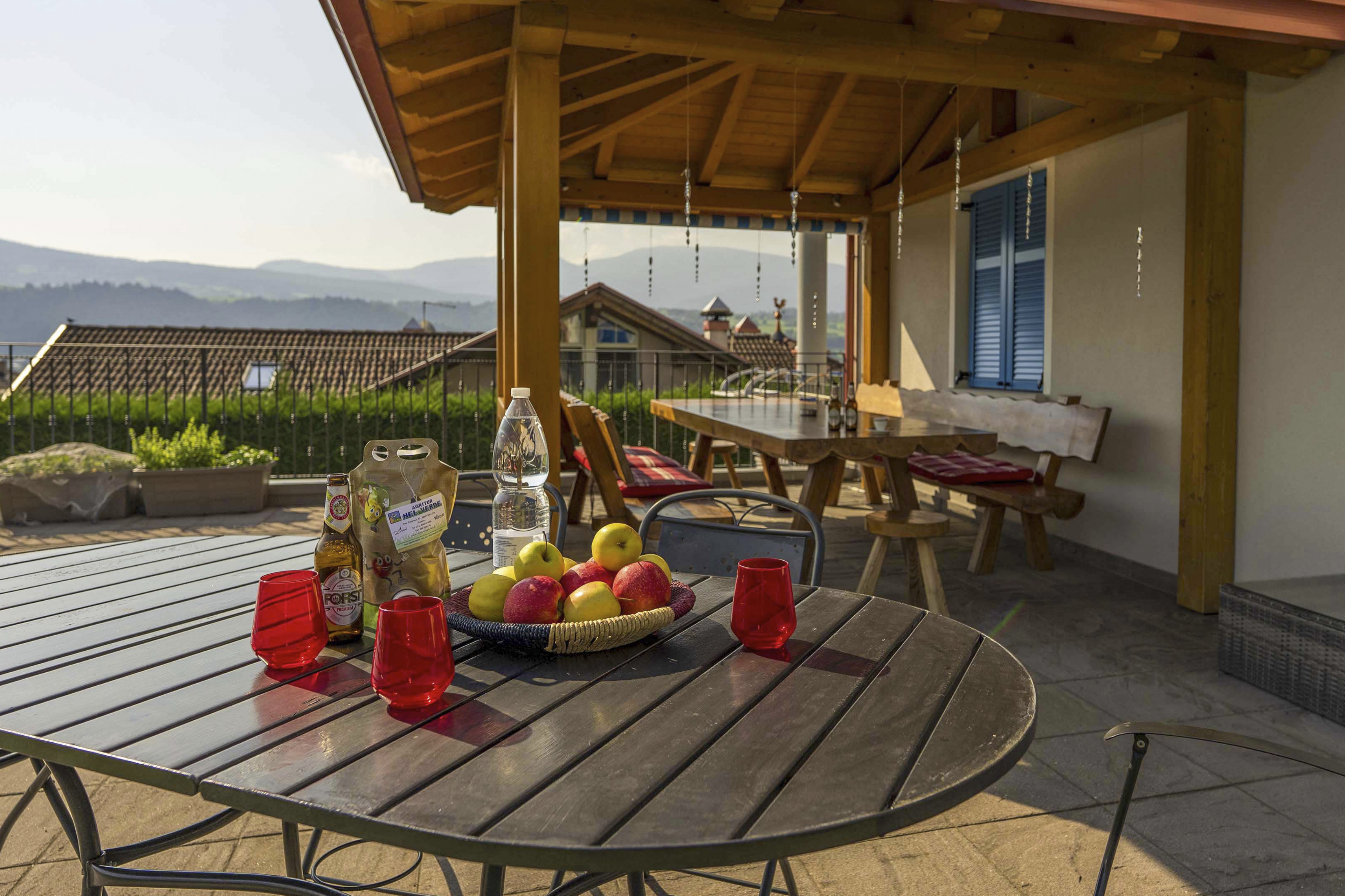 Spazio esterno di Agritur Nel Verde in Val di Non